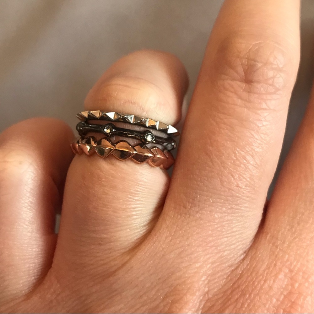Stackable ring set